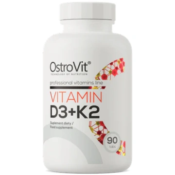 Vitamīns D3 + K2 90 tabletes