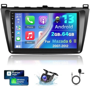 2+64G Android auto radio priekš Mazda 6 Ⅱ Combi 2.