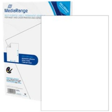 MediaRange - rectangular multipurpose labels - mat