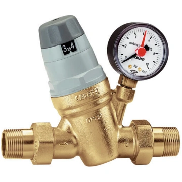 Caleffi 3/4" spiediena reduktors ar manometru Nav 