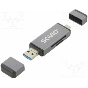 Card reader: memory; USB A plug,USB B micro plug,U
