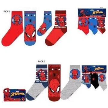 Spiderman zeķes ( 3 pāri)