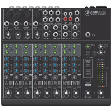 Mackie 1202VLZ4 audio mixer 12 channels 20 - 20000