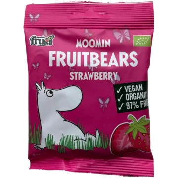 Frugi BIO Moomin marmelādes lācīši ar zemeņu garšu