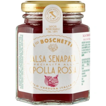 Sarkano sīpolu sinepju mērce BOSCHETTI Salsa Cipol