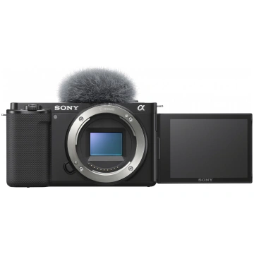 Bezspoguļa kamera Sony Alpha ZV-E10, melna krās