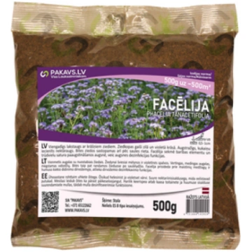 Facēliju sēklas PAKAVS 500g