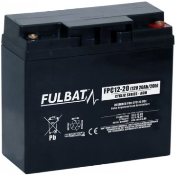 Fulbat Akumuliatorius 20 Ah 12V AGM FPC12-20 T12 (