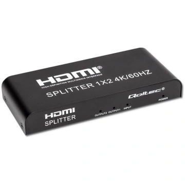 Qoltec Active HDMI Splitter 2 x HDMI 4K x 2K | 6Gb