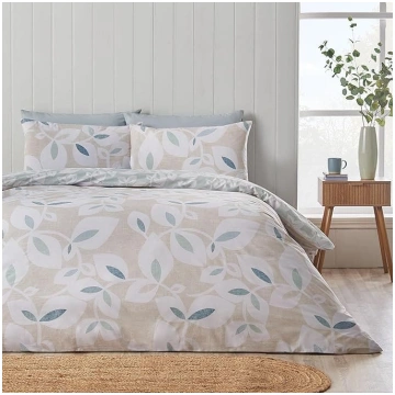 Catherine Lansfield Inga Leaf Reversible Single Du