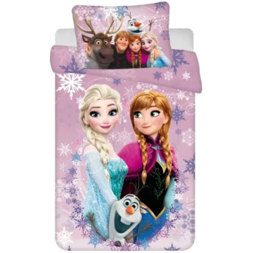 Kokvilnas gultas veļas komplekts 100x135 Frozen Le