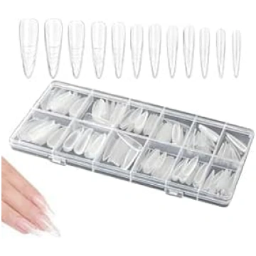 Nagelformen aus Acryl, 240 Stück, caurspīdīgs, paš