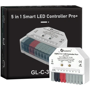 LED kontrolieris ZigBee MINI PRO+ RF, 12-24Vdc, 6A