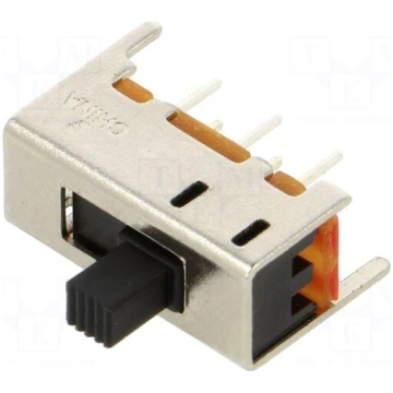 Switch: slide | Pos: 2 | DPDT | 0.3A/125VAC | ON-O