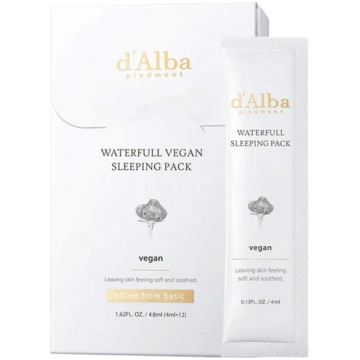 D"ALBA Waterfull Vegan Sleeping Pack 12x4ml