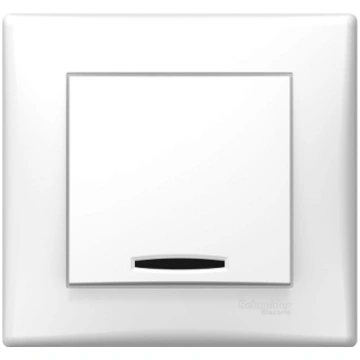 Zvanu poga ar lampu Schneider Electric Sedna, virs
