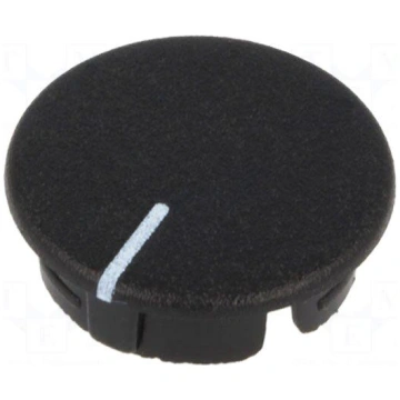 Cap | ABS | black | push-in | Pointer: black | App