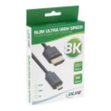 InLine HDMI — HDMI kabelis melns (17901D) [Kabel c