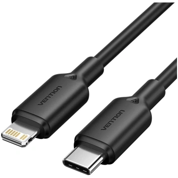 CABLE USB-C TO LIGHTNING/1M BLACK LAKBF VENTION | 