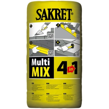 Pelēks cements Sakret Multi mix, remonta, 25 kg