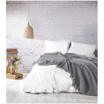 Mijolnir pleds Mona Light Grey, 220x240 cm