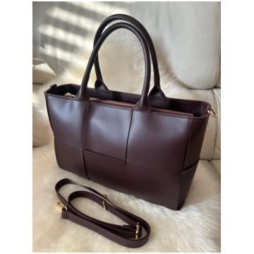 AMANDA large- tote bag - Borgogna intenso