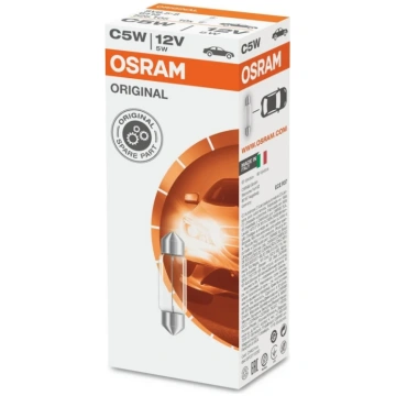 Kvēlspuldze OSRAM 6418, C5W 12V 5W SV8.5-8 Automaš