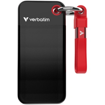 Verbatim Pocket SSD 2 TB External SSD (black/red U