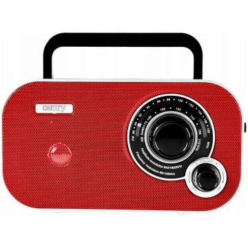 Radio uztvērējs Camry CR 1140, sarkana krās