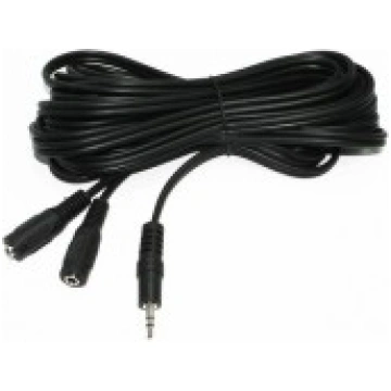 Gembird 3.5mm Jack Plug - 2x 3.5mm Jack Socket aud