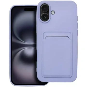Card Case maciņš iPhone 16 Plus, violets OEM