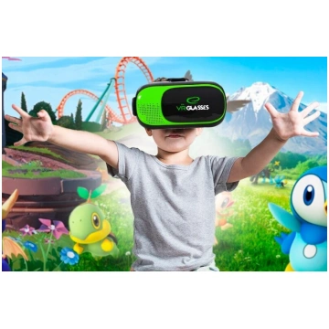 Virtuālās realitātes 3D brilles ar regulējamu obje