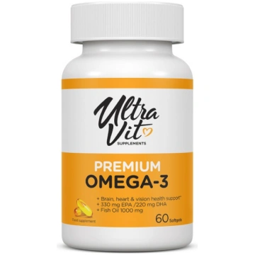 ULTRAVIT Premium Omega-3 mīkstās kapsulas N60
