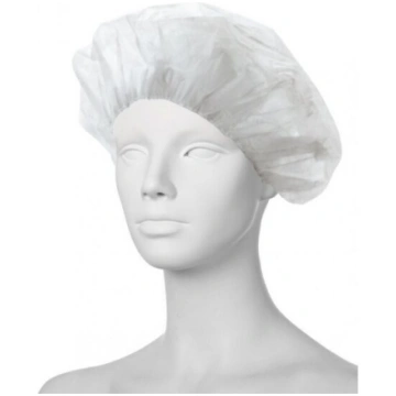 Beretes vienreizlietojamas, N100 Baltas 58 cm