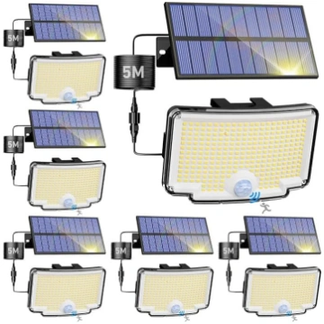 nipify Pack of 6 Solar Lights for Outdoor Use with