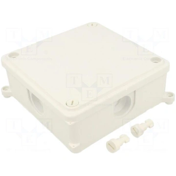 Enclosure: junction box | X: 125mm | Y: 125mm | Z: