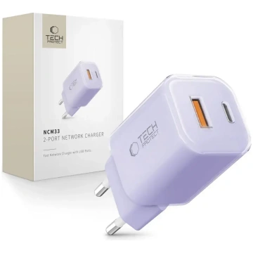 Tech-Protect NCM33 tīkla lādētājs | 33W | PD, QC, 