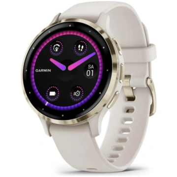 Viedpulkstenis GARMIN VENU 3S, 41 MM, Ziloņkaula/z