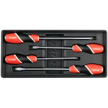 GO-THRU SCREWDRIVERS, 4PCS SET (YT-55469) Yato
