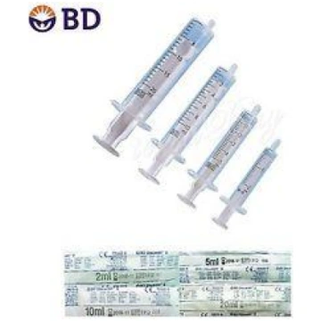 BD Discardit II™ Luer Slip Šļirce 5 ml, 21G, ar ad