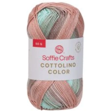 Dzija Soffie Crafts Cottolino Color 50 g / romanti