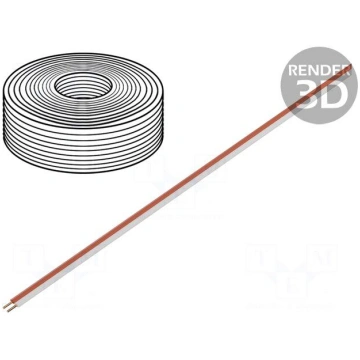 Wire: test lead cable | 2x0.2mm2 | wire | Cu | PVC