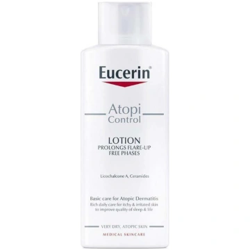 EUCERIN Atopicontrol 12% Omega Losjons ķermenim 25