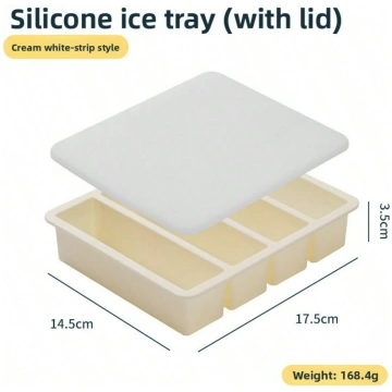 4 Grids generous strip silicone ice grid mold ice 