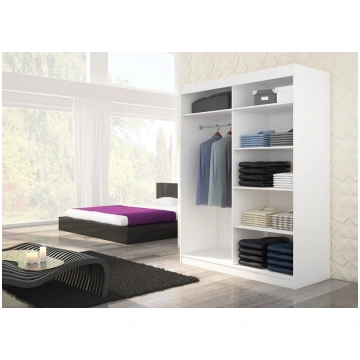 Skapis ADRK Furniture ar LED apgaismojumu Modesto 