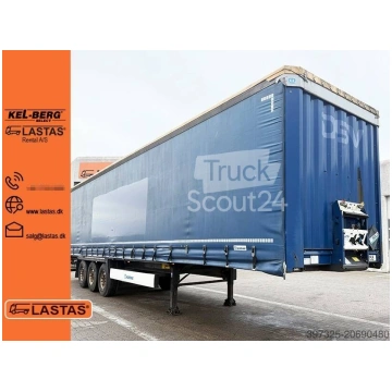 Lietots - Krone Curtainsider /Planenauflieger LBW