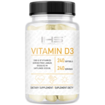 Vitamin D3 2000 iu IHS Technology 240 softgels