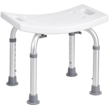 Shower Stool Bath Seat, Adjustable Height, Rustpro