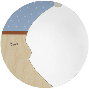 Bloomingville - Moony Wall Mirror - izmērs Ø 40 cm