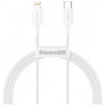 Baseus CABLE LIGHTNING TO USB-C 1M / WHITE CATLYS-